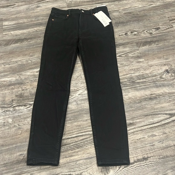 NWT Zara Women’s Black Vintage Skinny Jean High Rise Ankle Length Size 8 - Picture 2 of 12